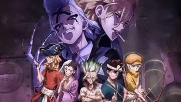 Backdrop for the TV series "Dr. STONE" #1423673