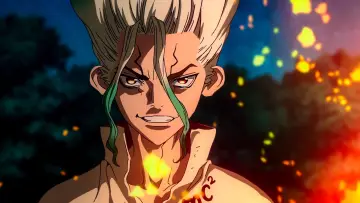 Backdrop for the TV series "Dr. STONE" #1423676