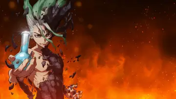 Backdrop for the TV series "Dr. STONE" #1423677