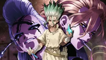 Backdrop for the TV series "Dr. STONE" #1423678