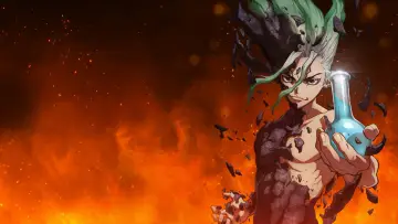Backdrop for the TV series "Dr. STONE" #1423683