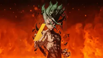 Backdrop for the TV series "Dr. STONE" #1423684