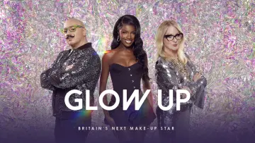 Backdrop for the TV series "Glow Up: Britain