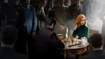Backdrop for the TV series "The Queen