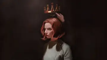 Backdrop for the TV series "The Queen