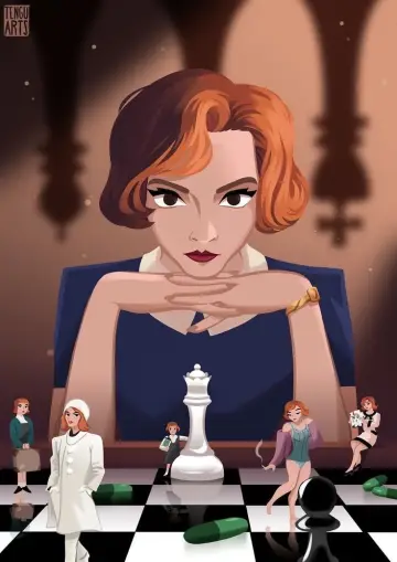 Poster for the TV series "The Queen