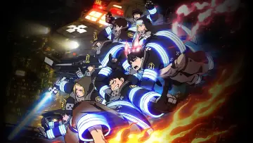 Backdrop for the TV series "Fire Force" #1455979