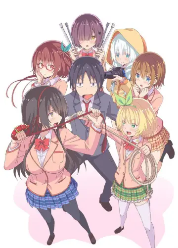 Poster for the TV series "Hensuki: Are You Willing to Fall in Love With a Pervert, As Long As She