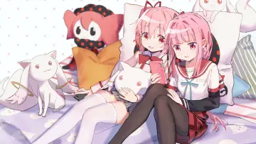 Backdrop for the TV series "Magia Record: Puella Magi Madoka Magica Side Story" #1538780