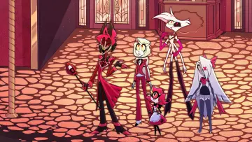 Backdrop for the TV series "Hazbin Hotel" #1307414