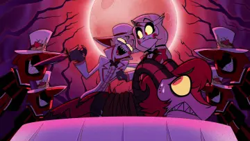 Backdrop for the TV series "Hazbin Hotel" #1307430