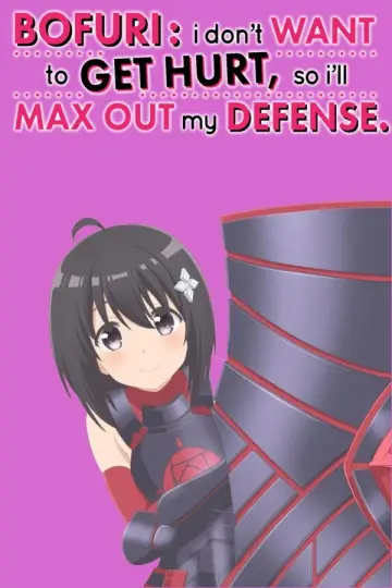 Poster for the TV series "BOFURI: I Don