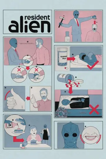 Poster for the TV series "Resident Alien" #1308075