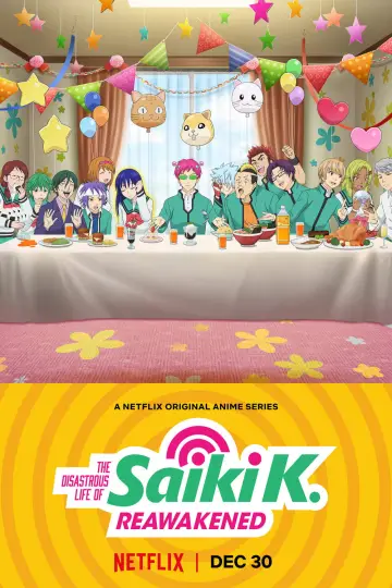 Poster for the TV series "The Disastrous Life of Saiki K.: Reawakened" #1506850